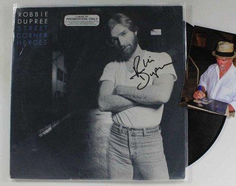 Robbie Dupree Signed Autographed Street Corner Heroes