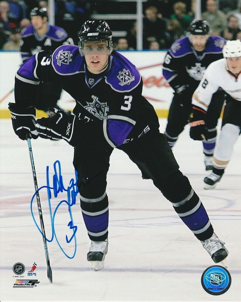 JACK JOHNSON SIGNED LOS ANGELES LA KINGS 8x10 Photo Poster painting #2 Autograph