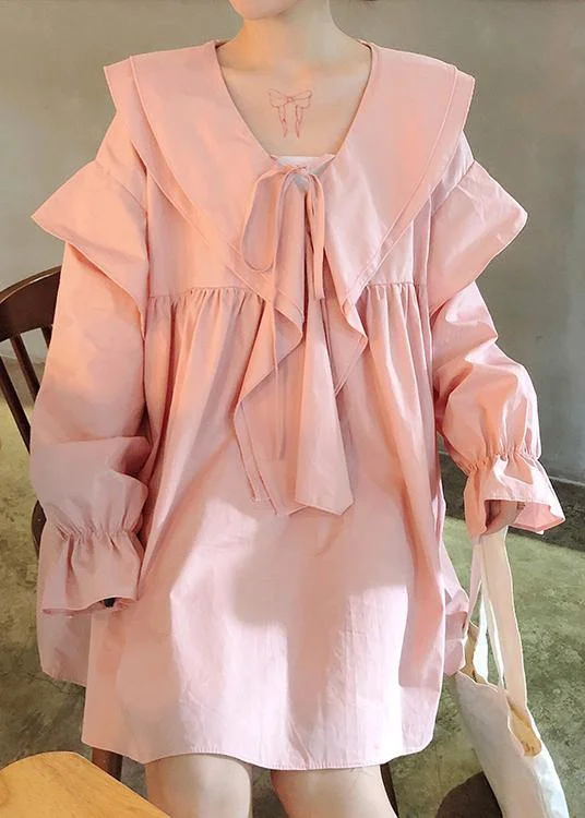 100% Wrinkled Spring Quilting Clothes Fabrics Pink Dresses