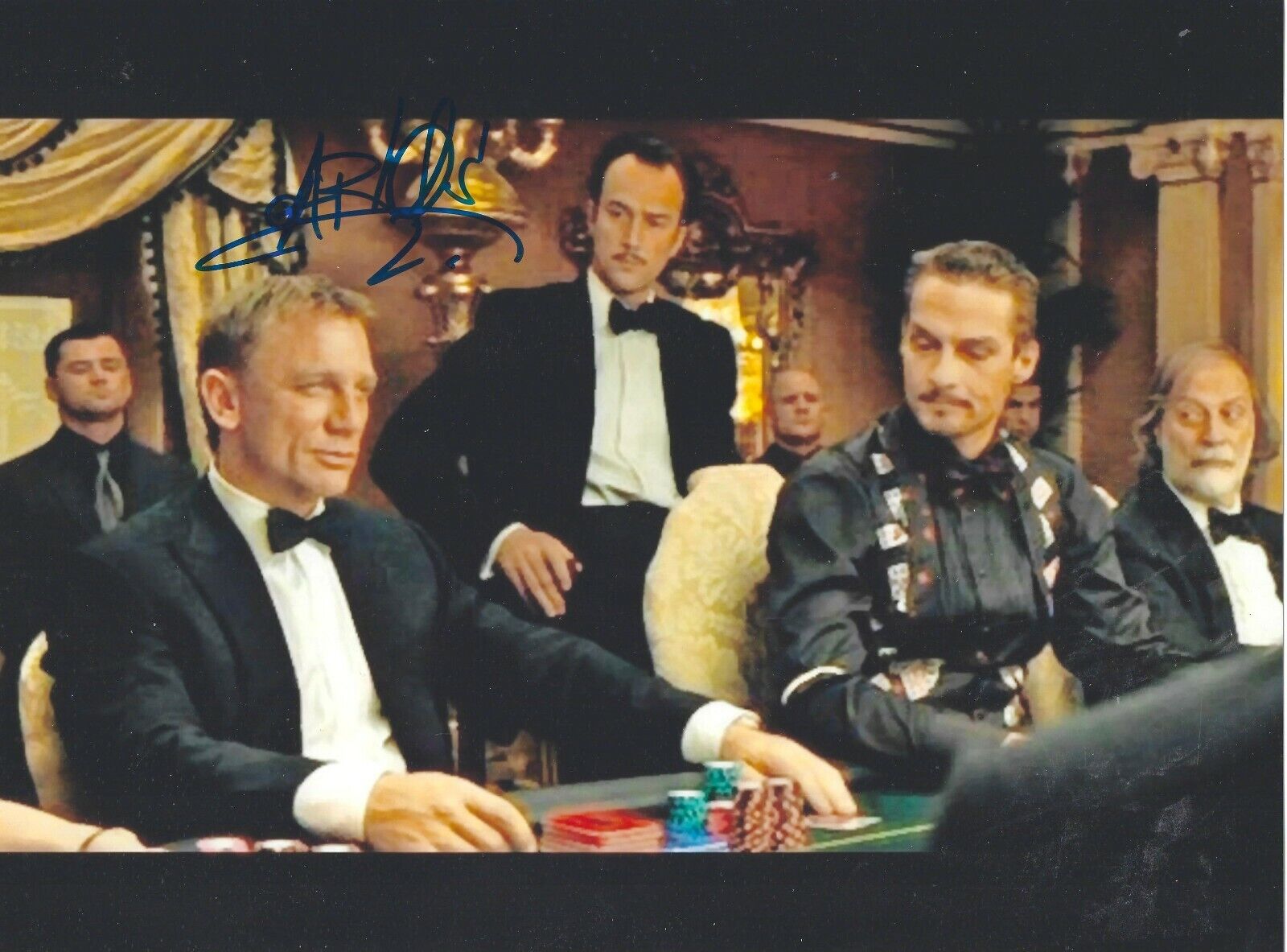 CARLOS LEAL SIGNED 007 JAMES BOND 8x10 Photo Poster paintingGRAPH 2 UACC RD AUTOGRAPH