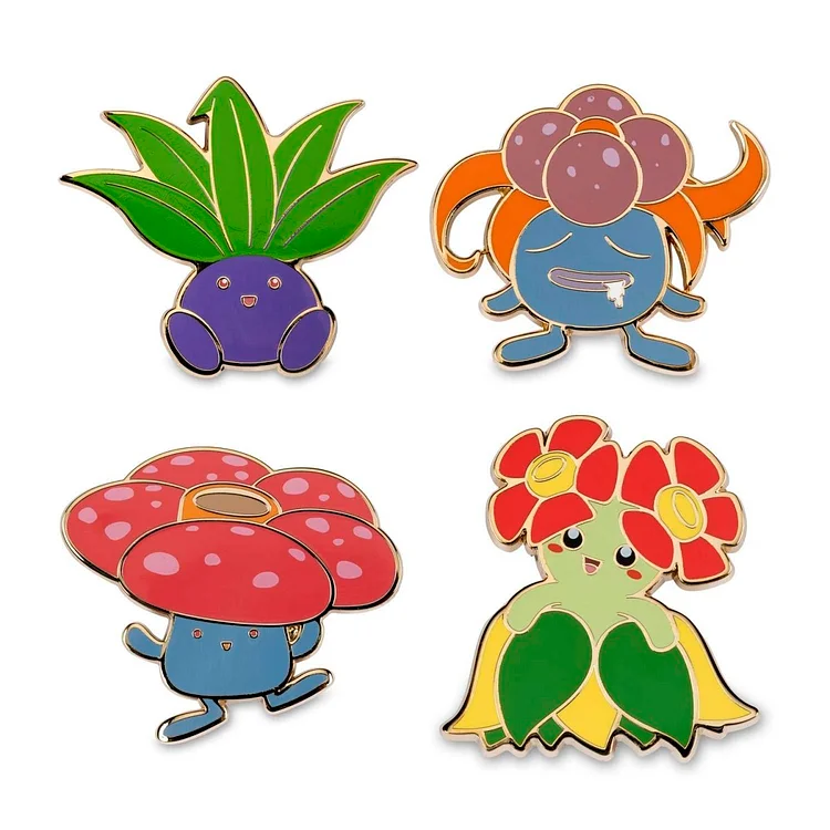 Pokemon - Spooky Pokemon Enamel Pin 4-Pack