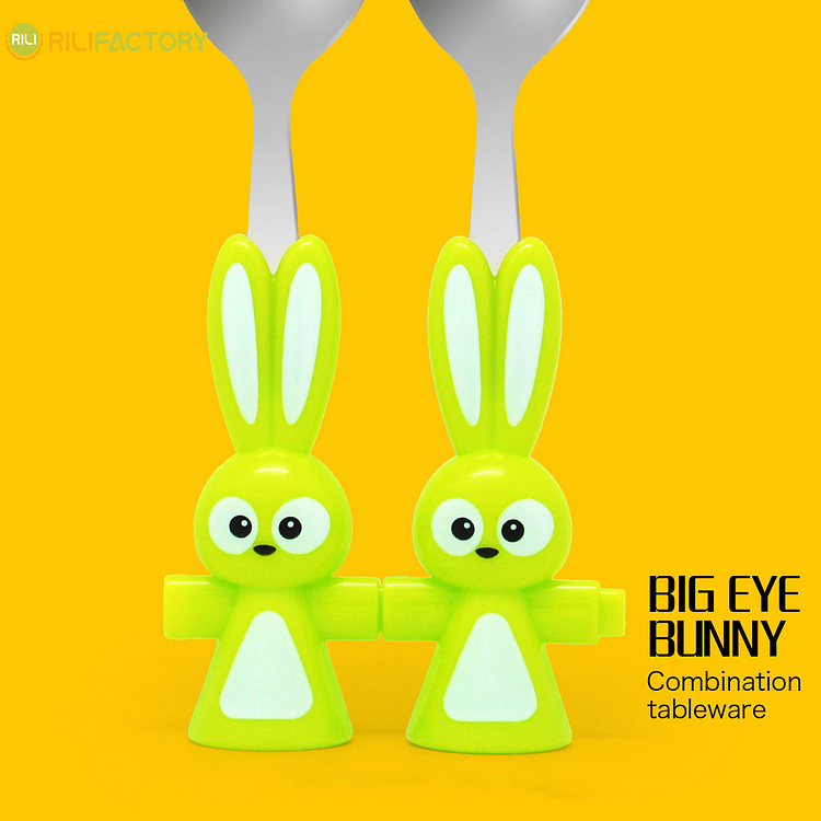 Big Eye Bunny Combination Tableware Rilifactory
