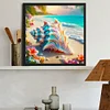 Diamond Painting-DIY Full Round Drill Beach