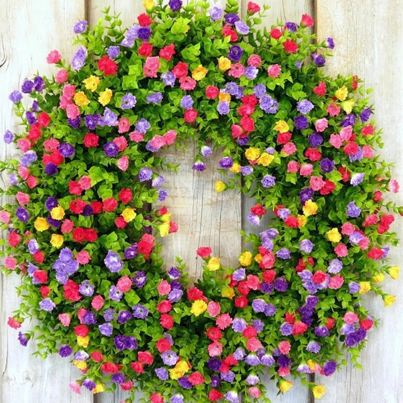 Colorful Cottage Wreath