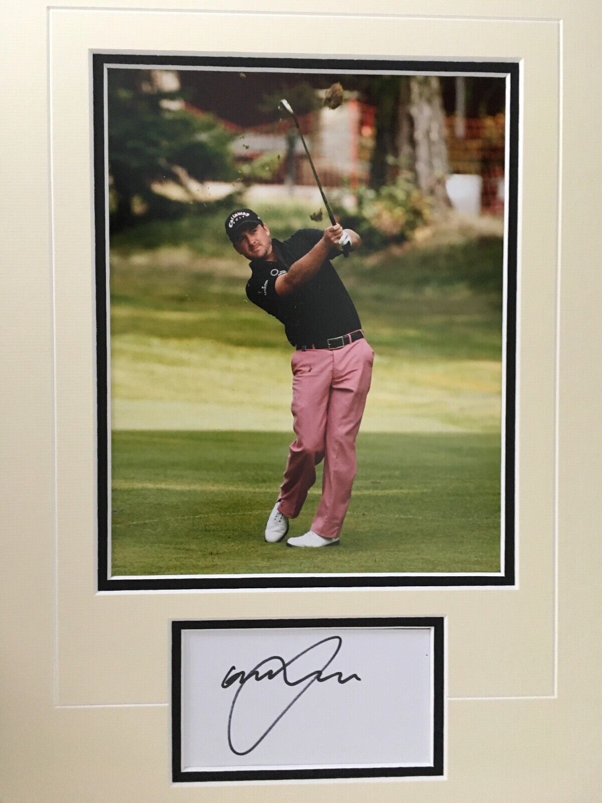 GRAEME McDOWELL - GREAT IRISH GOLFER - SIGNED COLOUR Photo Poster painting DISPLAY