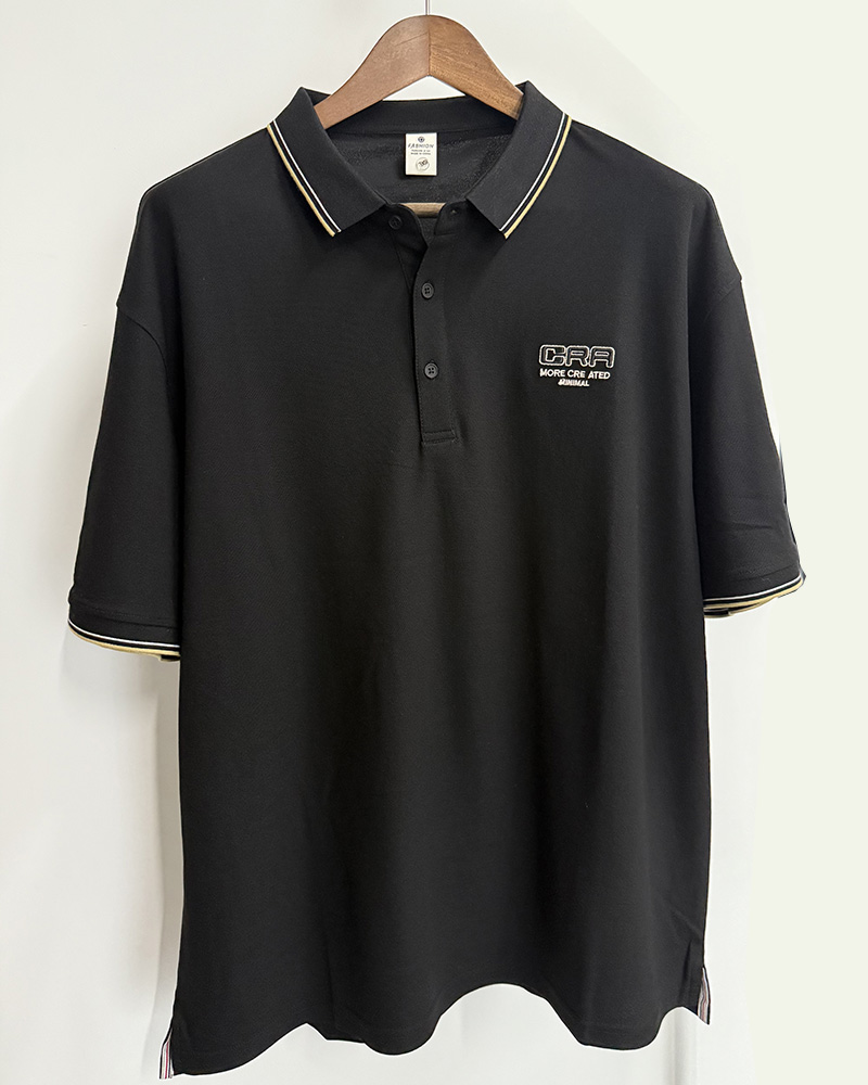 4XL-8XL Big & Tall Men's Daily Casual Embroidered Lop POLO Short Sleeve