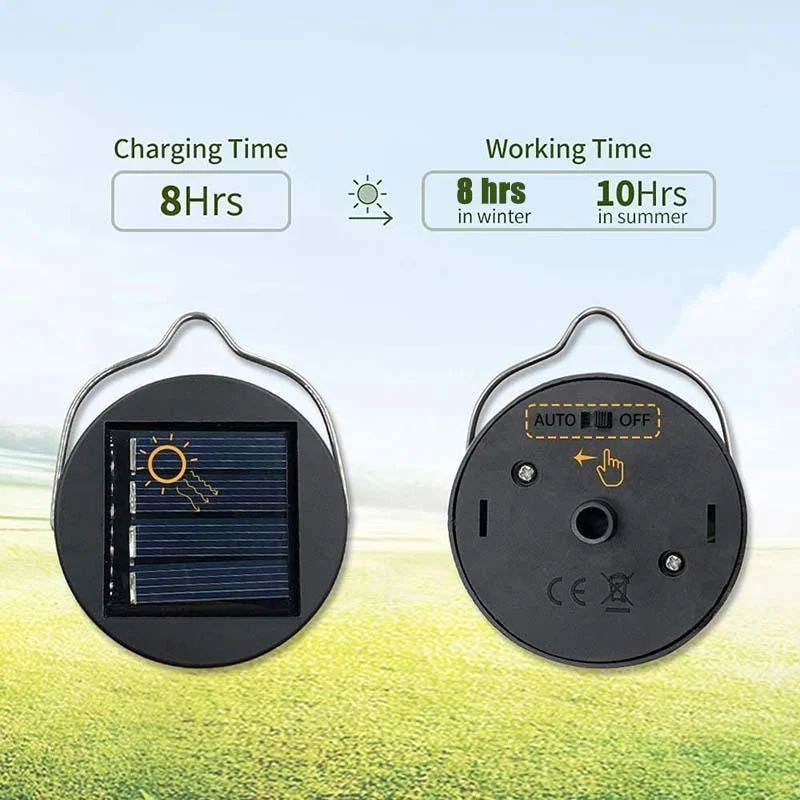 Solar Powered Decorative Metal Hanging Owl