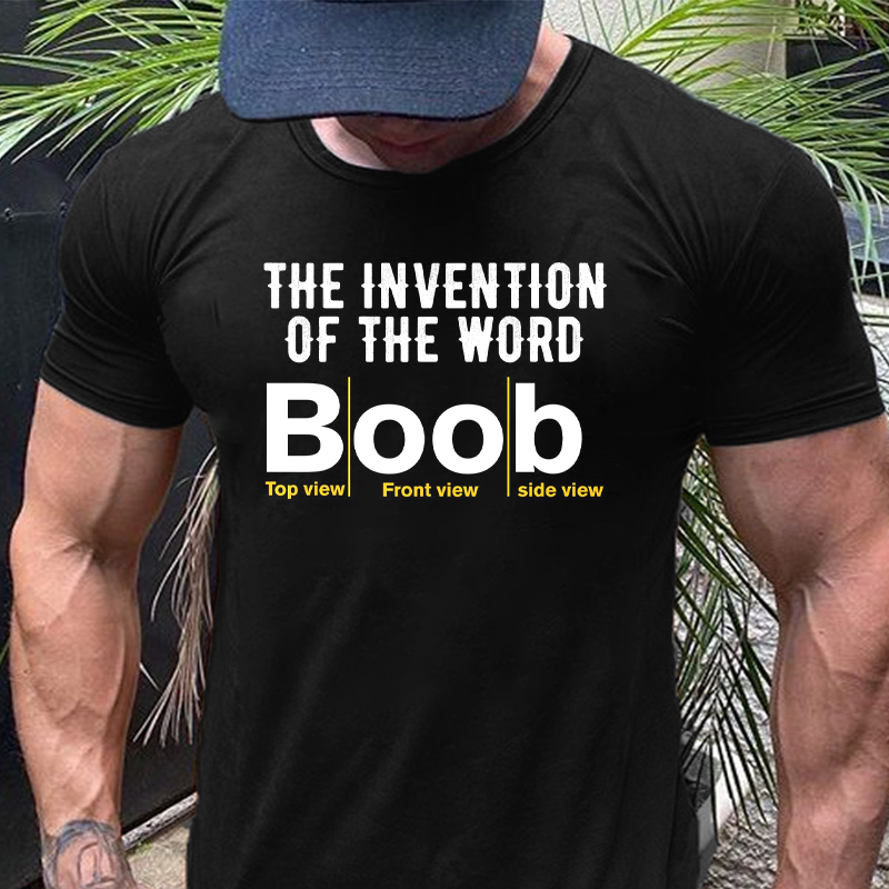 The Invention of The Word BOOB T-shirt ctolen