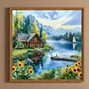 Diamond Painting-DIY Full Round Drill LAKE(40*40 CM)
