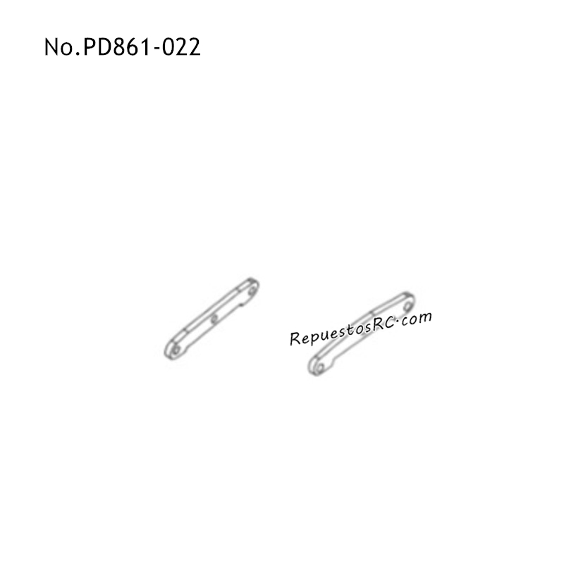 PD RACING TR10 Piezas para Juguetes RC Montaje del Brazo Oscilante Delantero y Trasero PD861-022-R