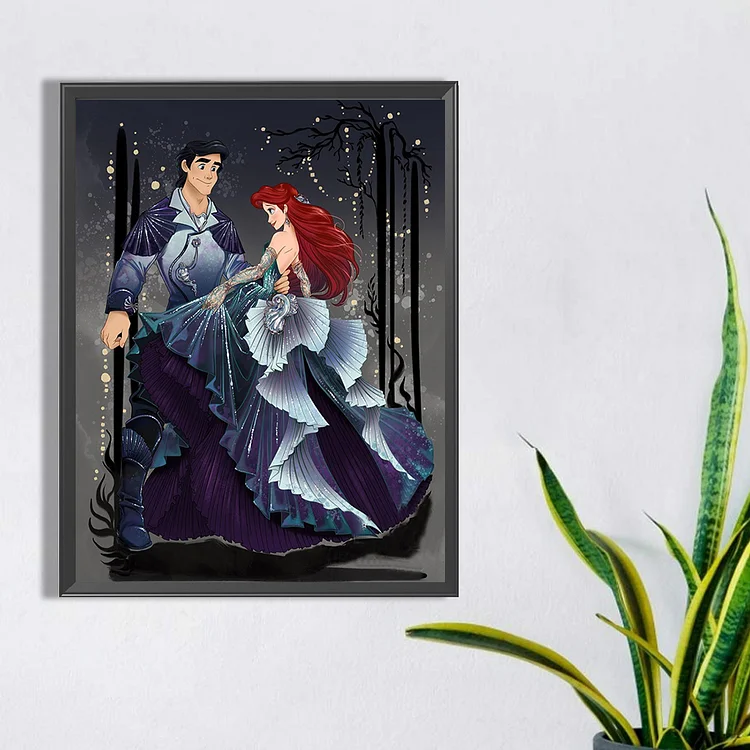 Disney Princess - Full Round - Diamond Painting (30*40cm)