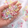 Lovely Macarone Colors 8mm Round Beads DIY Jewelry