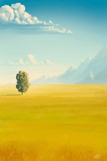 

Large Yellow Wheat Field – Paint By Numbers - 40*50CM, 501 Original
