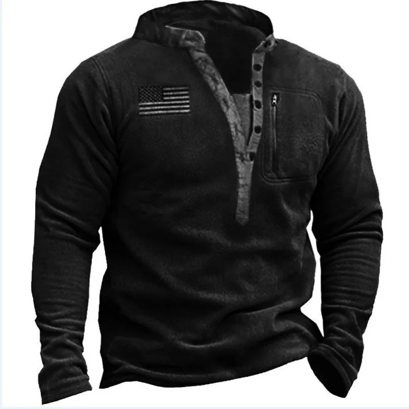 Men's Fashion 3D Digital Printed Long Sleeve T-shirt