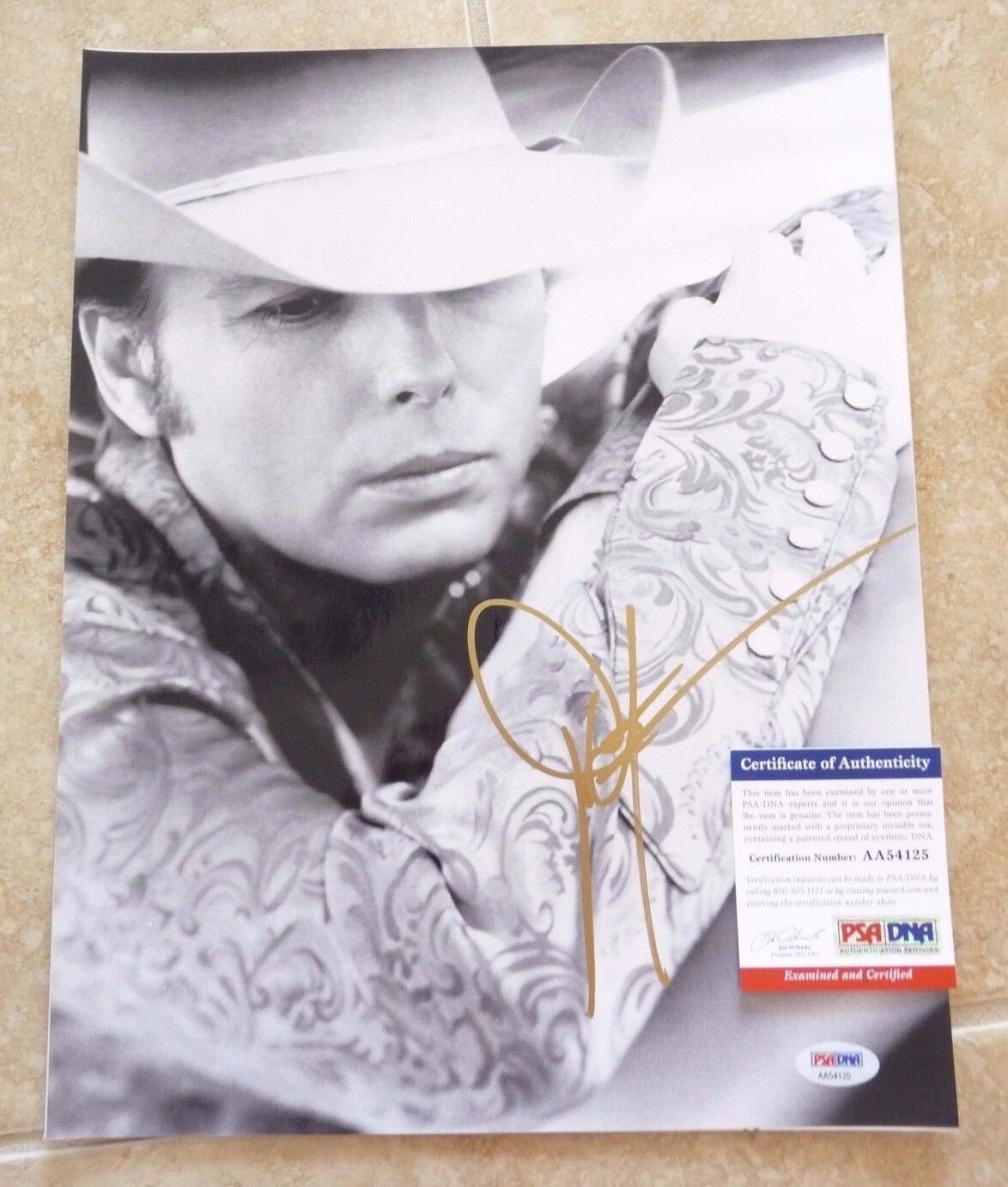 Dwight Yoakam Sexy Country Signed Autographed 11x14 Photo Poster painting PSA Certified #5 F5