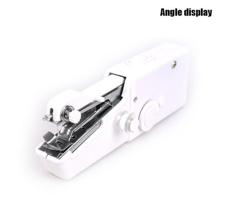 Hugoiio™ 2020 Mini Portable Handheld sewing machines Stitch Sew needlework Cordless Clothes Fabrics Electric Sewing Machine Stitch Set