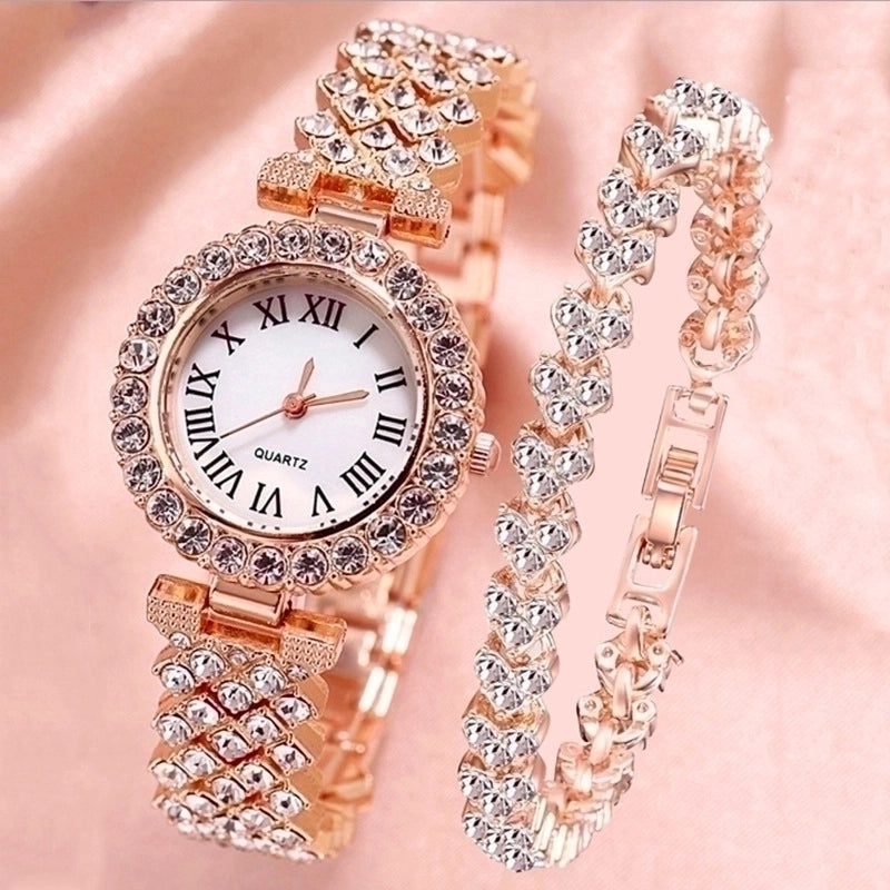 Casual Round Jewelry Buckle Quartz Women’s Watches