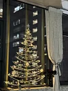 Christmas Tree for Your Window | DIY Illuminated Christmas Tree - Decorative Hanging Item for Living Room/Balcony Glass Space