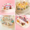 Rotating Cupcake Stand with 10 Small Trays Cupcake Turntable Cupcake Display Stand