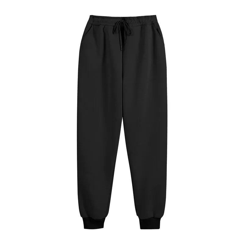 Women Two Piece Sets Angel Dark Print Harajuku Fleece Warm Hoodies High Waisted Pants Autumn Winter Y2k Goth Tracksuit Suit
