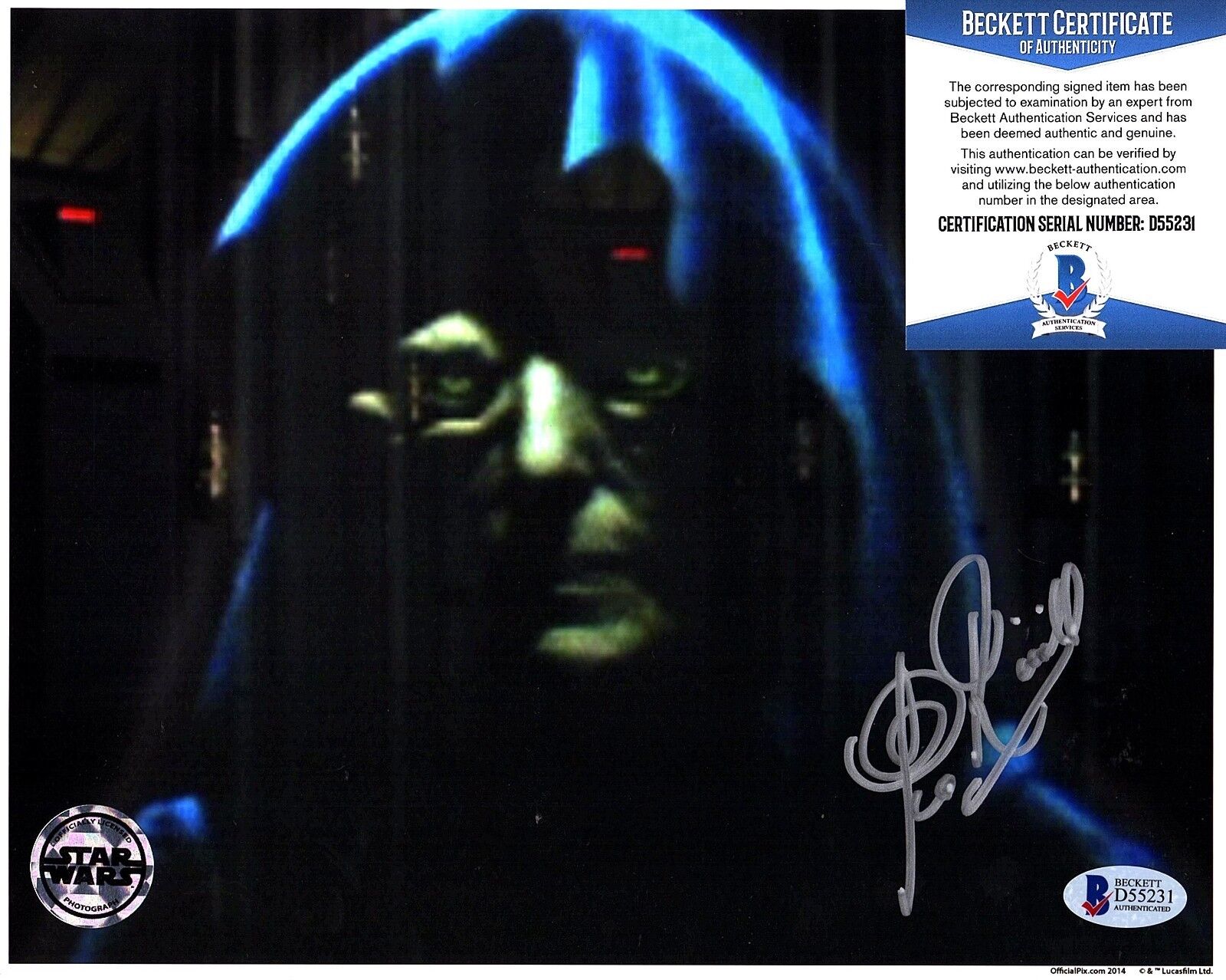 CLIVE REVILL Signed Autographed 8x10 Photo Poster painting EMPIRE STRIKES BACK