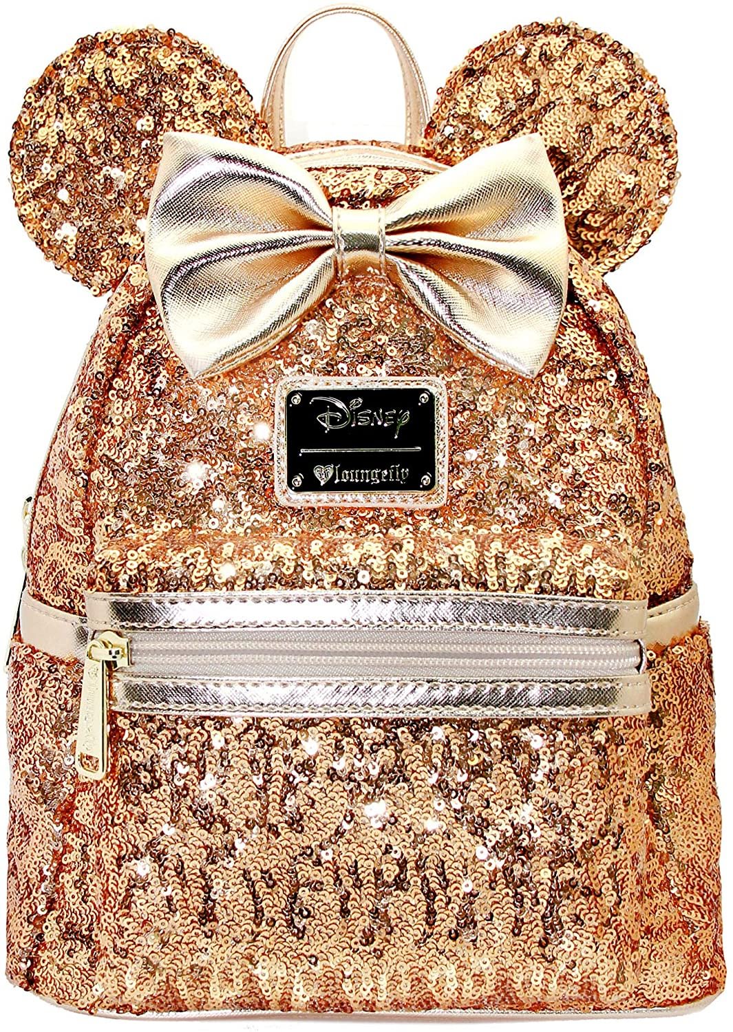 Gold Sequin Minnie Mini Backpack Holiday Gifts for Her LIMITED EDITION