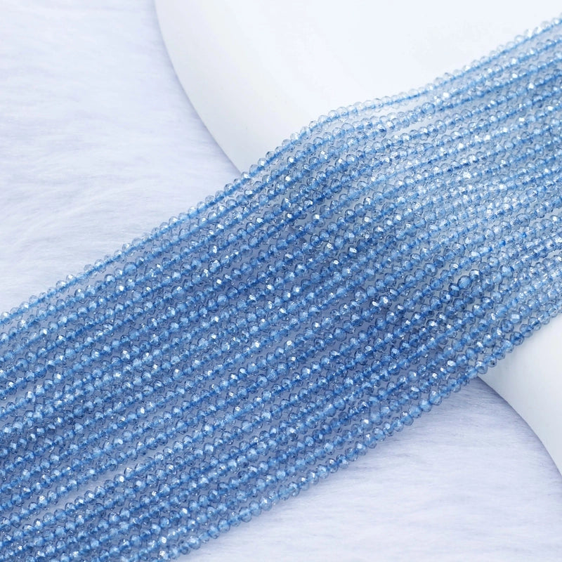 5 Pieces Per Pack Beaded Artificial Crystal Glass Geometric Beads