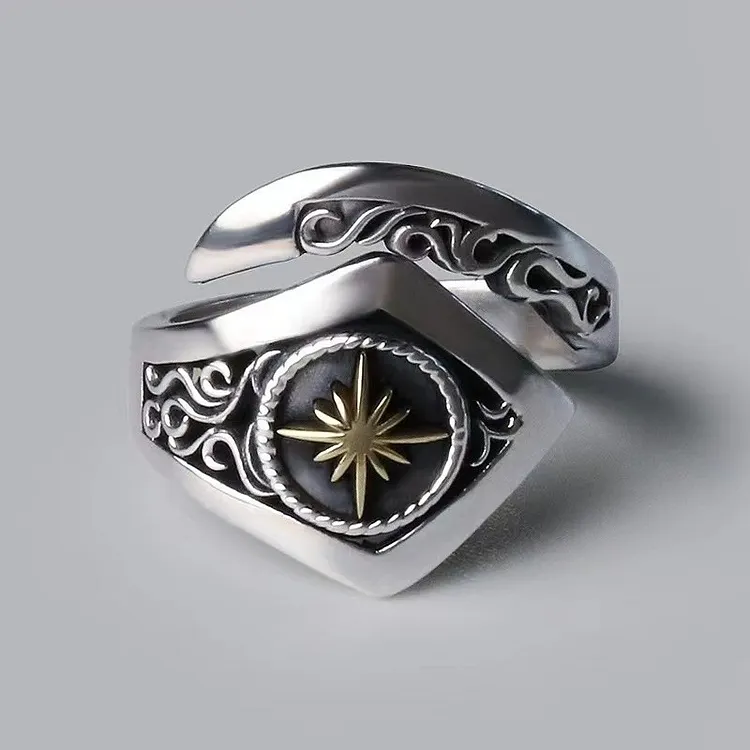 Japanese Style 925 Thai Silver Ring