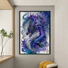 Purple Dragon-11CT Stamped Cross Stitch 50*70cm(Big Size)