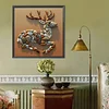 Diamond Painting -DIY Round Drill Stone Art Deer(40x40cm)