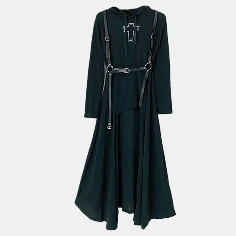 Irregular Knitted Long Dress