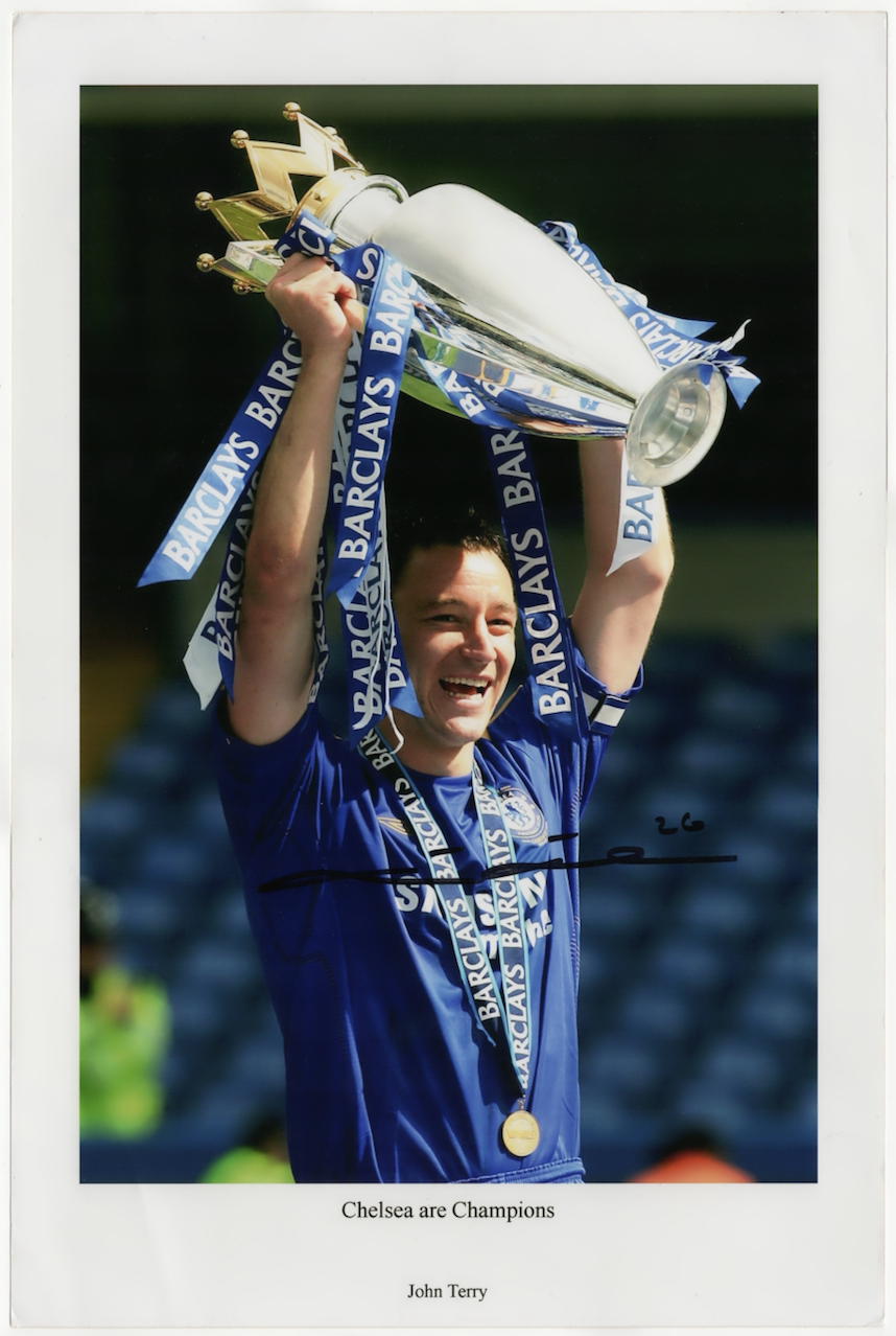 John Terry signed autographed 12x18 Photo Poster painting! RARE! Guaranteed Authentic! 3025