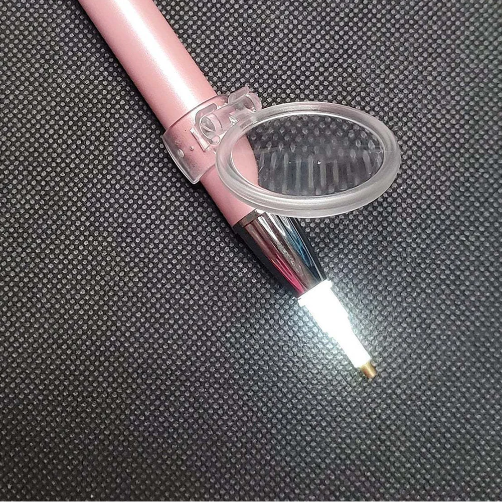 Clip on Diamond Art Pen Drill Magnifier Hand Free Diamond Painting Pen Magnifier