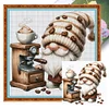 Coffee Gnome-11CT Stamped Cross Stitch 40*40cm