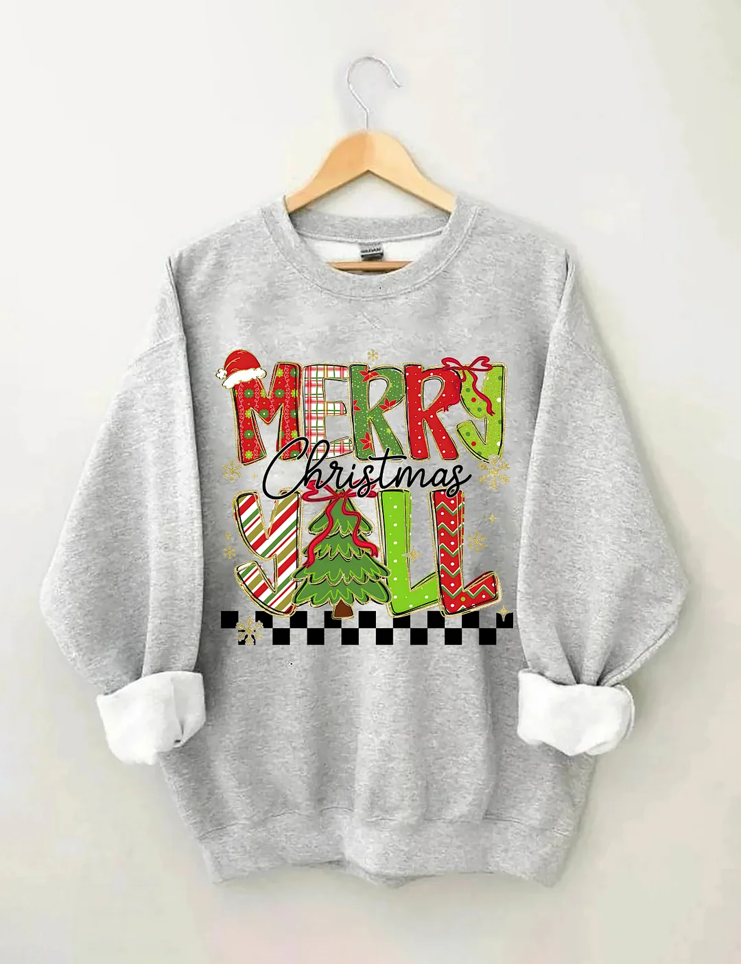 Merry Christmas Y&rsquo;all Sweatshirt