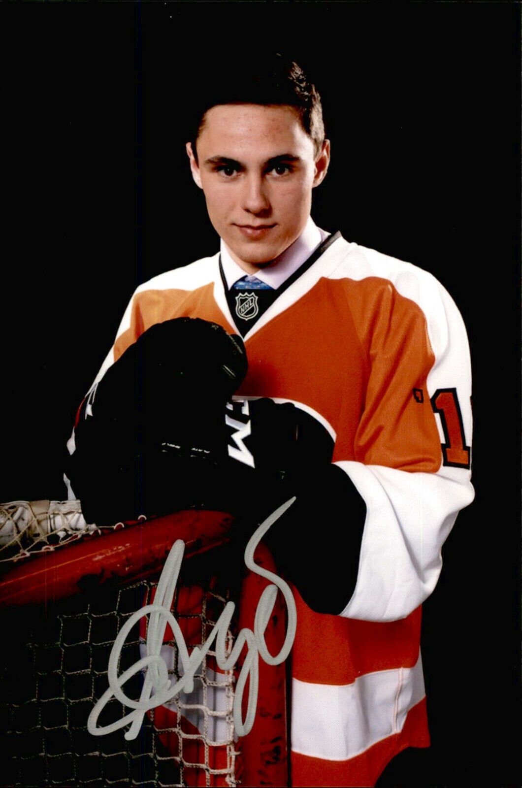 German Rubtsov SIGNED 4x6 Photo Poster painting PHILADELPHIA FLYERS