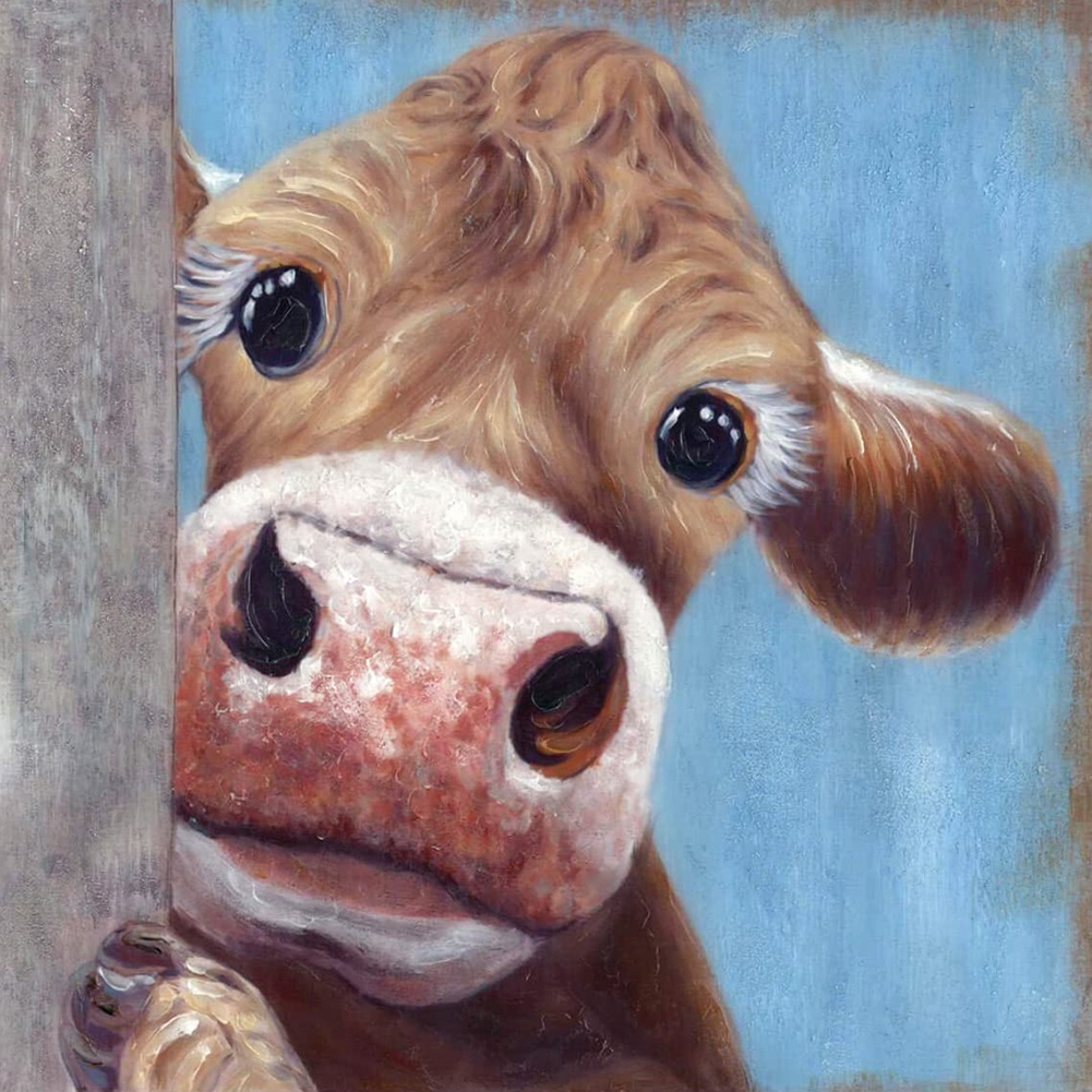 

Cow-Round Drill Diamond Painting-30*30CM, 501 Original