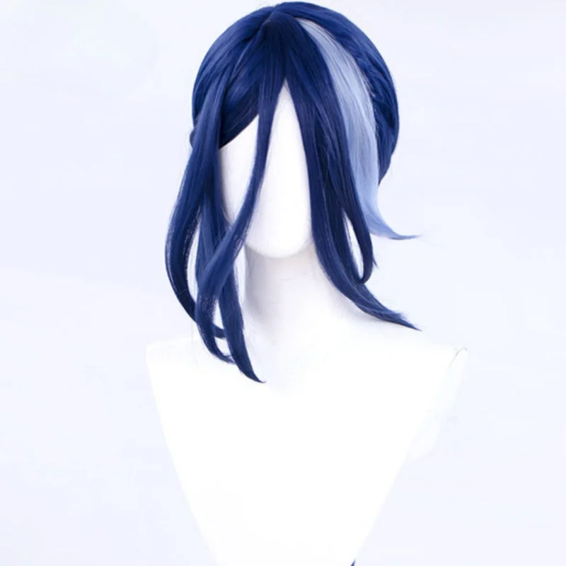 Genshin Impact Fontaine Clorinde Wig Long Dark Blue Hair Cosplay ON1475
