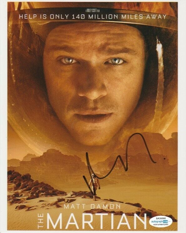 MATT DAMON SIGNED THE MARTIAN