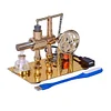Hot Air Stirling Engine with USB Light Balance Single Cylinder Hot Air Engine Physics Engine Children Adult Toy
