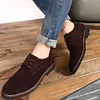 Gioiacombo&trade; Scarpe stringate in pelle da uomo in stile british