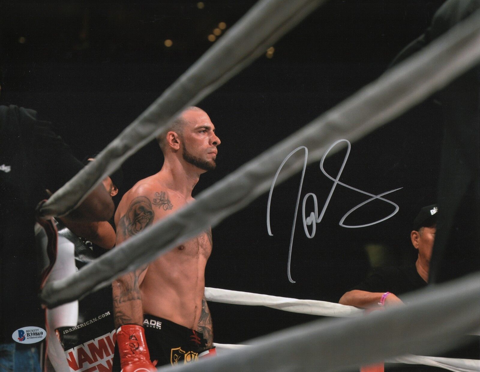 Joe Schilling Signed 11x14 Photo Poster painting BAS COA Bellator Kickboxing Picture Autograph 3