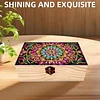 5D DIY Diamond Painting Handmade Wood Storage Box Crystal Storage Case (Mandala)
