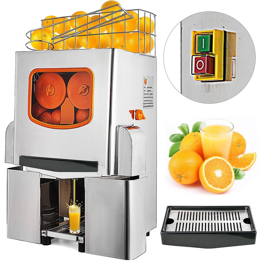 Commercial Electric Orange Squeezer 22-30Pcs/Min Fruit Juicer Press Machine