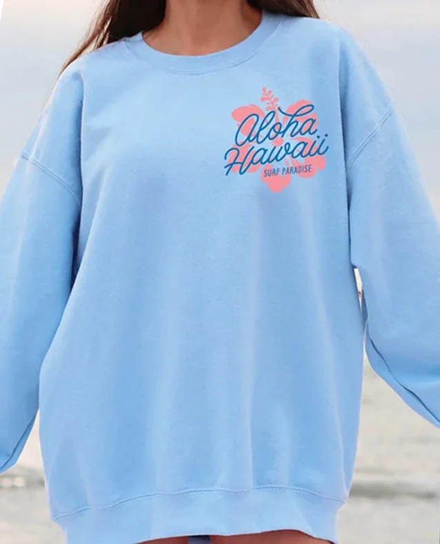 Hawaii Paradise Crewneck  August Lemonade