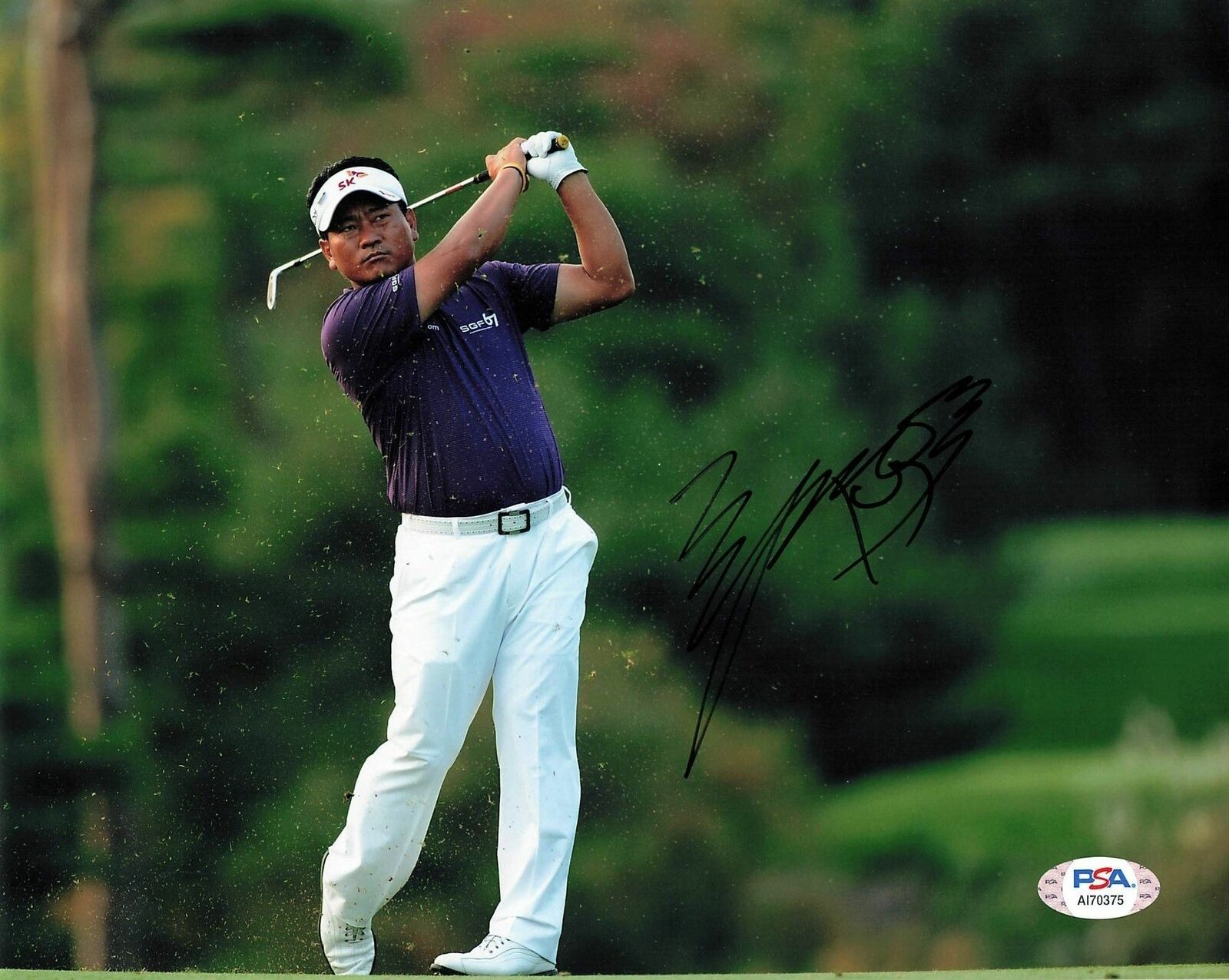 K.J. CHOI signed 8x10 Photo Poster painting PSA/DNA Autographed Golf