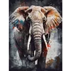 (Stamped/Counted) Watercolor Elephant-11CT/14CT Cross Stitch 40*53cm