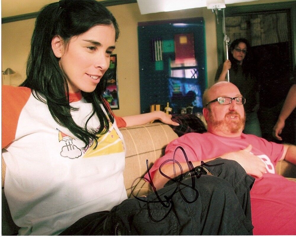 SARAH SILVERMAN SHOW HAND SIGNED AUTHENTIC 8X10 Photo Poster painting w/COA SNL WRITER COMEDIAN