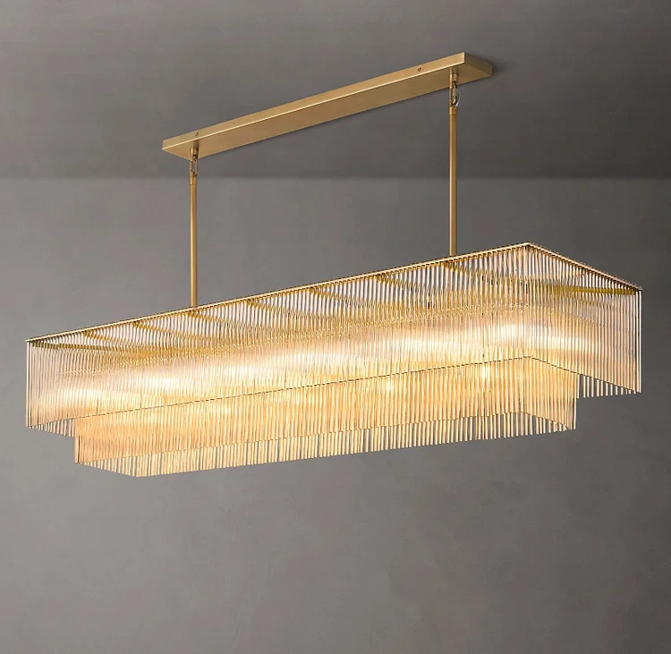 Amadeo Rectangular Chandelier 72'' For Living Room Vjlight