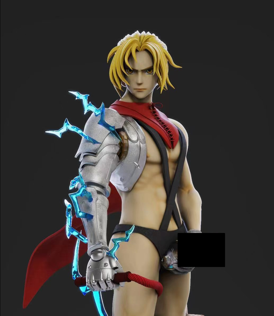 PRE-ORDER WHISKER STUDIO STEEL GUN-EDWARD ELRIC ADULT 1/6 STATUE GK-Whisker Studio